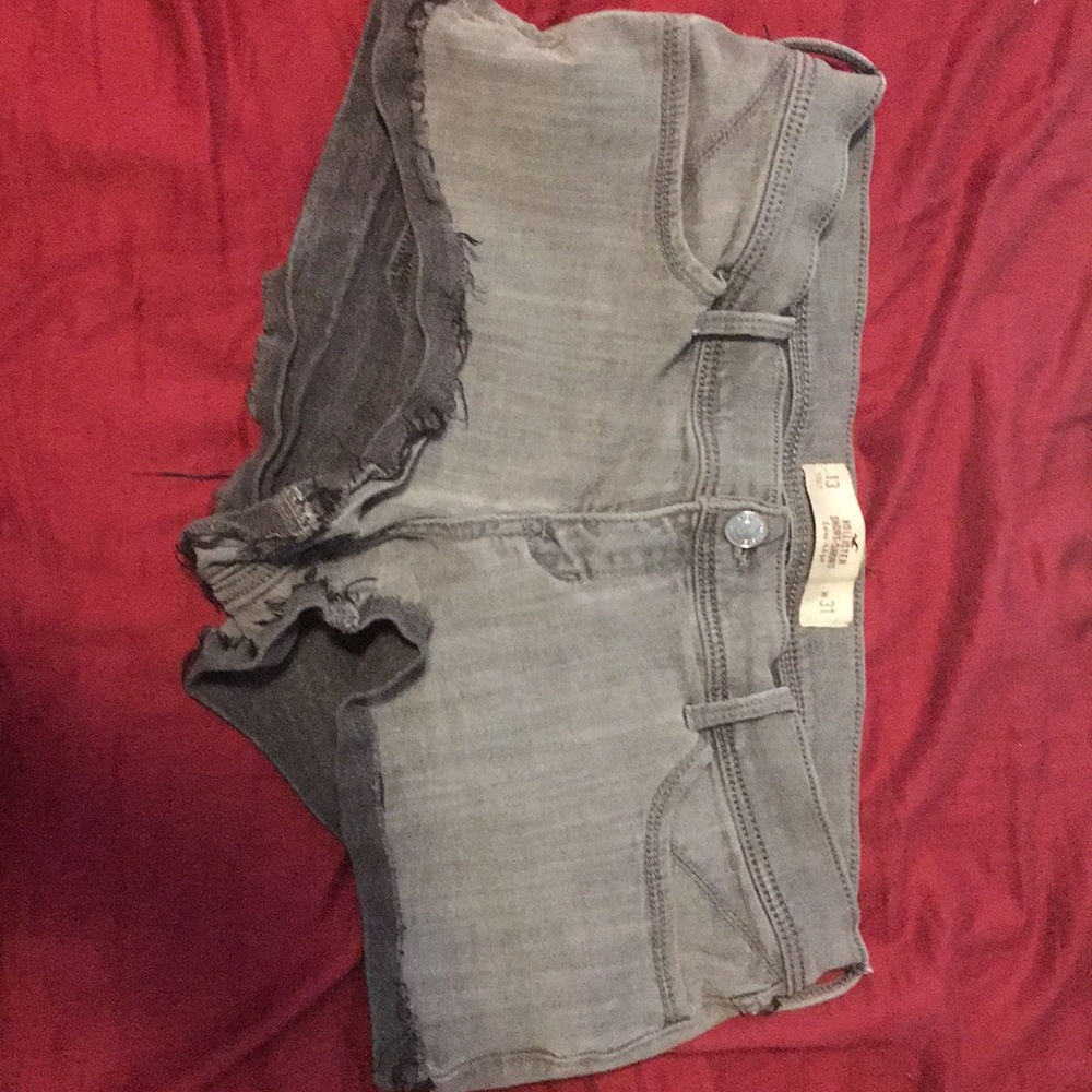 hollister jean shorts